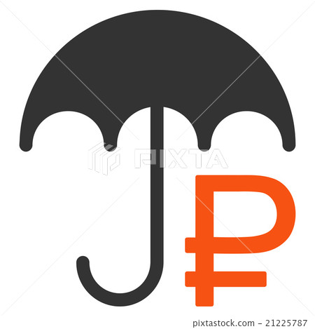 Rouble Umbrella Icon 21225787