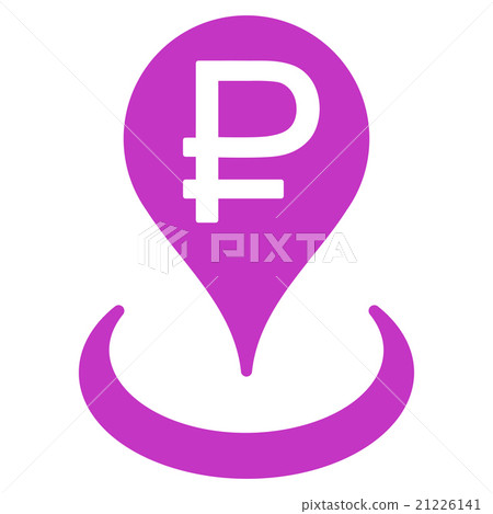 Rouble Bank Location Icon Rouble Bank Location Icon 21226141