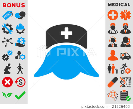 Hospital Nurse Head Icon Hospital Nurse Head Icon 21226403