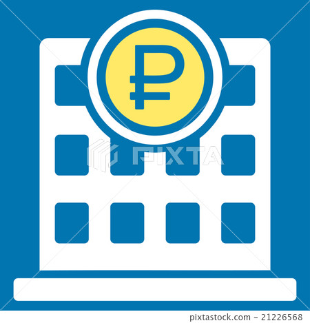 Rouble Bank Office Icon Rouble Bank Office Icon 21226568