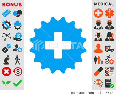 Plus Stamp Icon Plus Stamp Icon 21226658