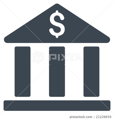 Bank Building Icon 21226659