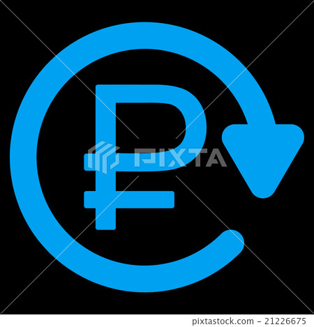 Rouble Recurring Payment Icon Rouble Recurring Payment Icon 21226675