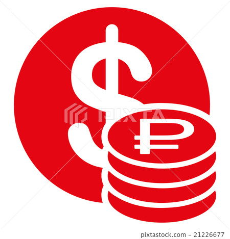 Dollar And Rouble Coins Icon Dollar And Rouble Coins Icon 21226677