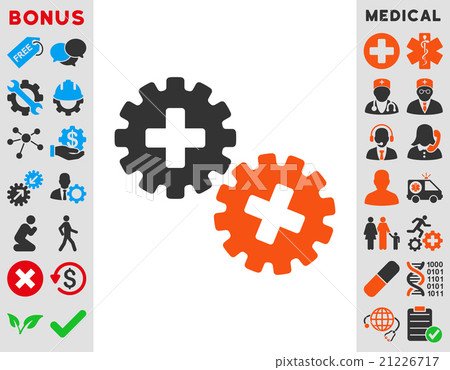 Medical Gears Icon Medical Gears Icon 21226717
