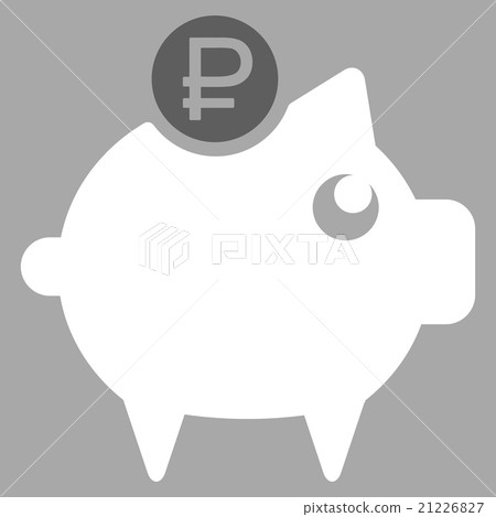 Rouble Piggy Bank Icon Rouble Piggy Bank Icon 21226827