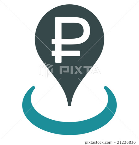 Rouble Bank Location Icon Rouble Bank Location Icon 21226830