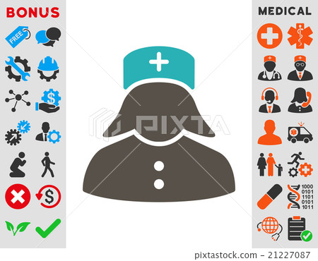Nurse Flat Icon Nurse Flat Icon 21227087