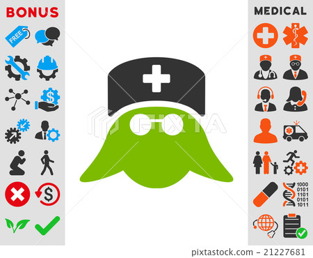 Medical Nurse Head Icon 21227681