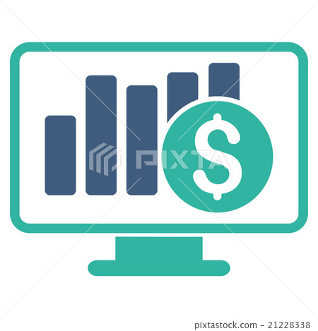 Stock Market Monitoring Icon 21228338