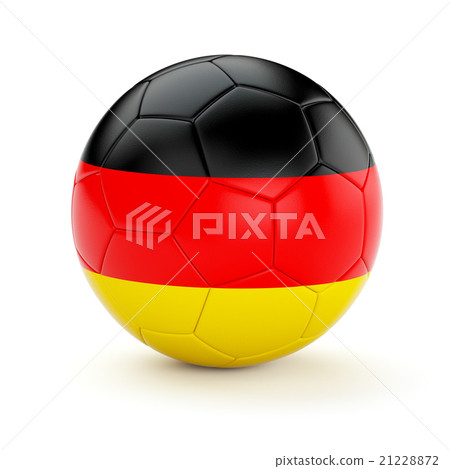 Soccer football ball with Germany flag 21228872