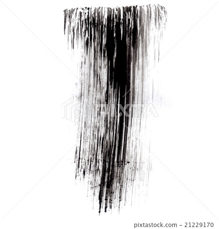 Black ink Grunge graphic stroke texture on white Black ink Grunge graphic stroke texture on white 21229170