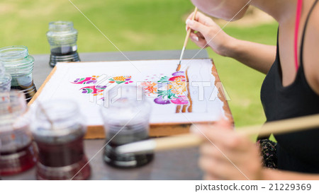 Batik process 21229369