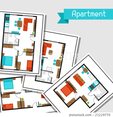 Background with architectural projects of Background with architectural projects of 21229770