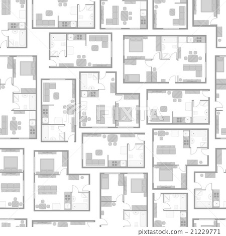 Seamless pattern with architectural projects of Seamless pattern with architectural projects of 21229771