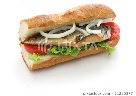 Mackerel sandwich 21230377