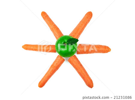 Fresh Apple and Carrots Fresh Apple and Carrots 21231086
