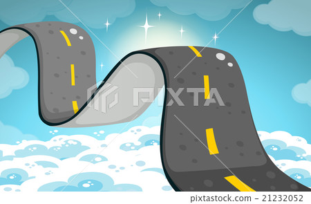 Empty road in the sky Empty road in the sky 21232052