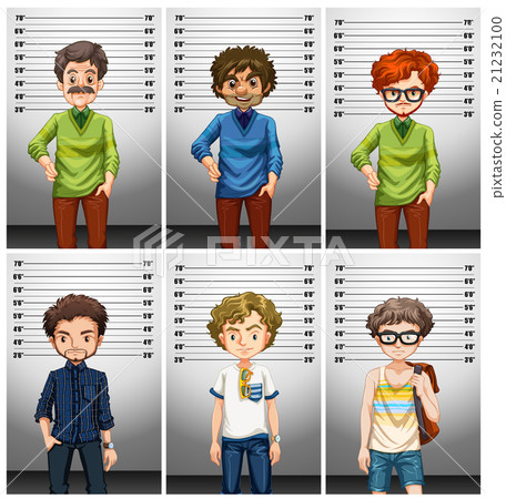 Men taking picture of ID 21232100