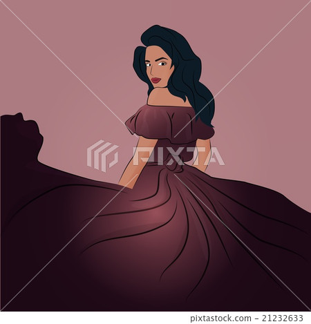 girl in wine maxi dress girl in wine maxi dress 21232633