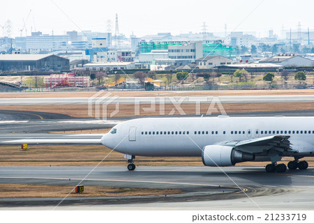 Airplane and runway Airplane and runway 21233719