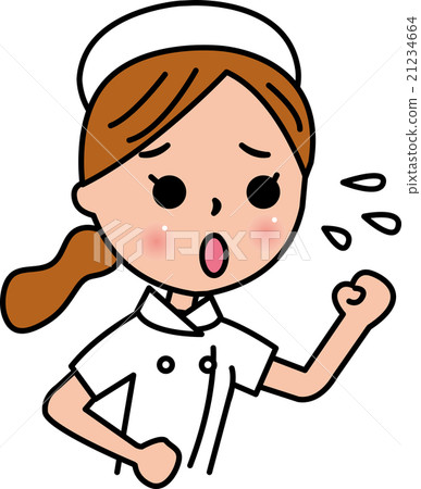 Female nurse rush - Stock Illustration [21234664] - PIXTA