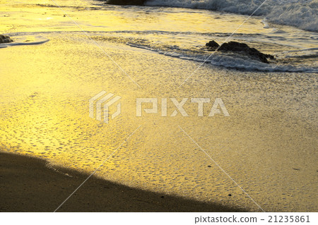 Iwako在早晨發光，泡沫波浪在太平洋長灘上擊敗 21235861