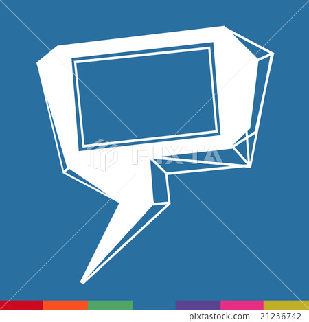 Speech bubble icon Illustration symbol design 21236742