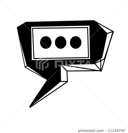 Speech bubble icon Illustration symbol design 21236744