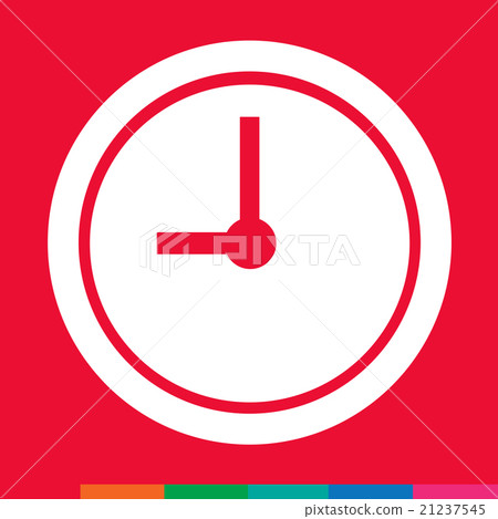 Time Clock icon Illustration sign design Time Clock icon Illustration sign design 21237545