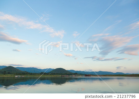 Water Dam in the mountains Water Dam in the mountains 21237796