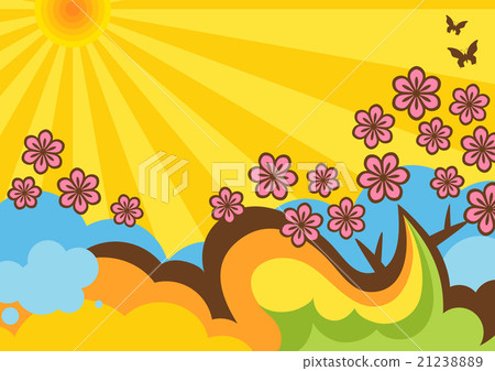 Pop spring illustrations: pop spring 03 Pop spring illustrations: pop spring 03 21238889