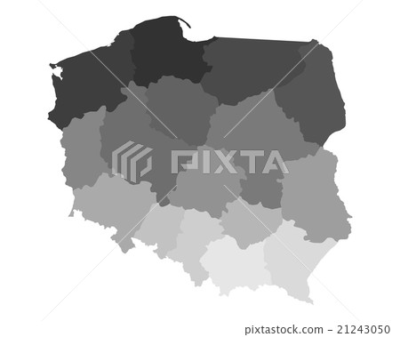 Map of Poland 21243050