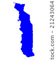 Map of Togo 21243064