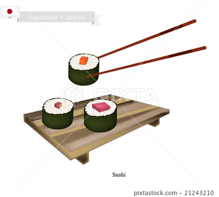 Japanese Sushi Roll, A Famous Dish in Japan Japanese Sushi Roll, A Famous Dish in Japan 21243210