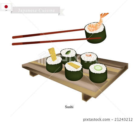 Japanese Nori Roll, A Popular Dish in Japan 21243212
