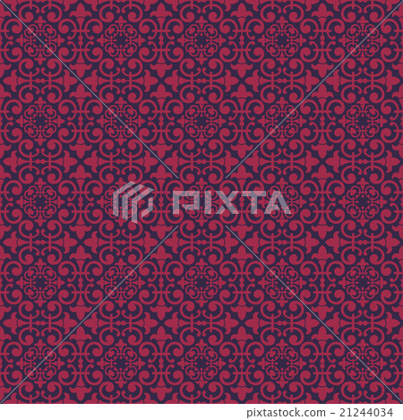 Purple Colors Art Nouveau Style Plant Pattern Purple Colors Art Nouveau Style Plant Pattern 21244034