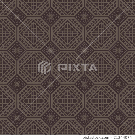 Red Brown Square grid Pattern.  21244074
