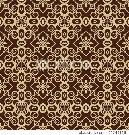 Brown Colors Art Nouveau Style Pattern design. Brown Colors Art Nouveau Style Pattern design. 21244116