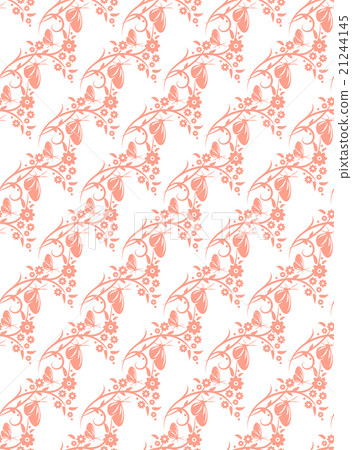 Korea flower and butterfly pattern Design. Korea flower and butterfly pattern Design. 21244145