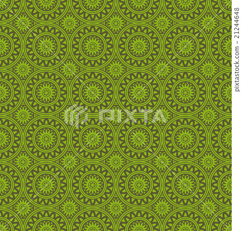 Green Colors Round grid Pattern. 21244648