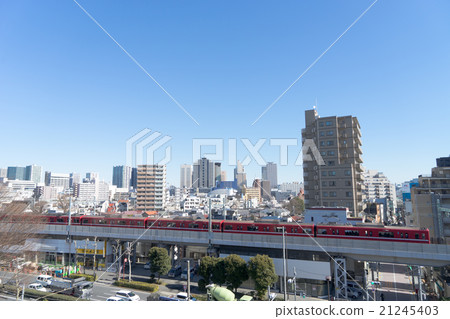 From Shinagawa Shrine to the coastal area 21245403