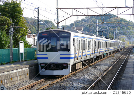 Yokosuka Sobu Quick Line E 217 Series East Zushi Station Yokosuka Sobu Quick Line E 217 Series East Zushi Station 21246630