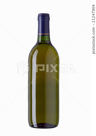 Wine bottle isolated on white 21247904