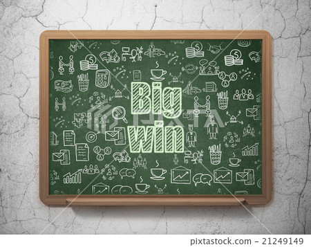 Business concept: Big Win on School Board 21249149