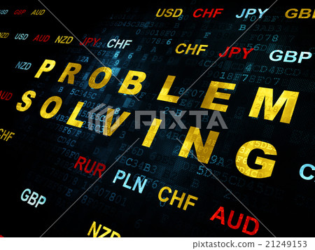 Business concept: Problem Solving on Digital Business concept: Problem Solving on Digital 21249153