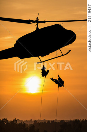 Isolated soldiers rescue helicopter operations Isolated soldiers rescue helicopter operations 21249487