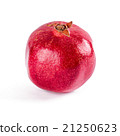 Fresh pomegranate isolated on white 21250623