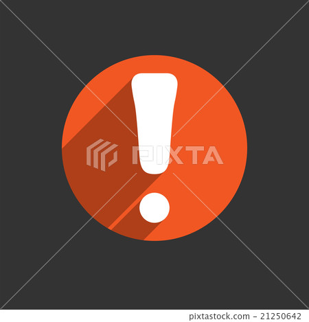 Attention caution sign icon. Exclamation mark 21250642