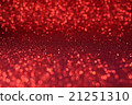 Defocused red glitter photo. Abstract bokeh effect 21251310